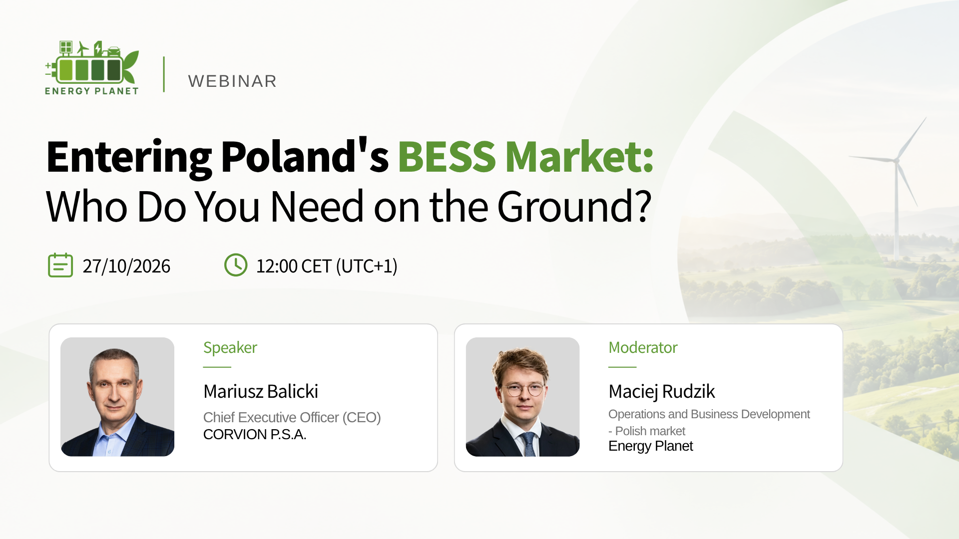 Entering Poland's BESS Market: Who Do You Need on the Ground?